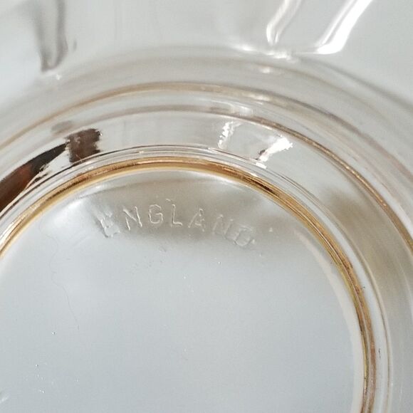 Monogrammed glass mugs made in England initials "EFH" engraved - Picture 4 of 4